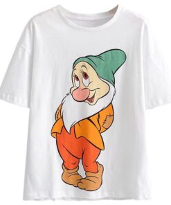 Disney Cartoon Cotton T-Shirt Women 2020 Summer Casual Mickey Mouse Daisy Duck Tshirt Women Vintage Streetwear Tee Tops T-Shirts