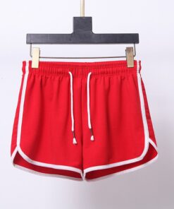 Women Shorts Summer Casual Solid Drawstring shorts high waist loose shorts for girls Soft Cool female short M-2XL