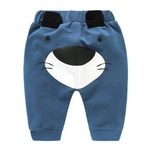 Boys Leggings Newborn Cartoon Pants Child Boy Girl Bottom Kids Girls Cute Harem Long Pants Loose Trouser Cotton Sweatpants 0-4Y