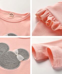 Child Little Baby Girls Clothes T-Shirt Cartoon Mouse Tees Tops New Year 2020 Kids TShirt Spring Cotton Soft Long Sleeve Outfits