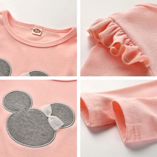 Child Little Baby Girls Clothes T-Shirt Cartoon Mouse Tees Tops New Year 2020 Kids TShirt Spring Cotton Soft Long Sleeve Outfits