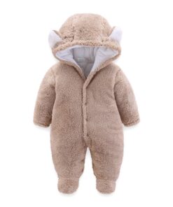 Newest Russia Baby Costume Rompers Clothes Cold Winter Boy Girl Garment Thicken Warm Comfortable Pure Cotton Newborn Clothes