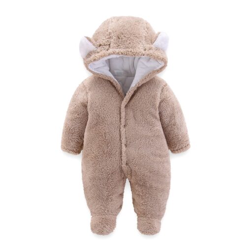 Newest Russia Baby Costume Rompers Clothes Cold Winter Boy Girl Garment Thicken Warm Comfortable Pure Cotton Newborn Clothes