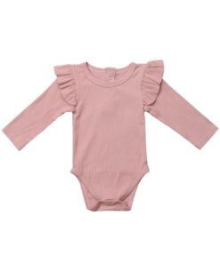 Baby Girl Rompers Autumn Princess Newborn Baby Clothes For 0-2Y Girls Boys Long Sleeve Jumpsuit Kids Baby Outfits Clothes