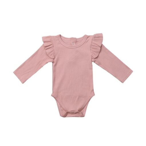 Baby Girl Rompers Autumn Princess Newborn Baby Clothes For 0-2Y Girls Boys Long Sleeve Jumpsuit Kids Baby Outfits Clothes