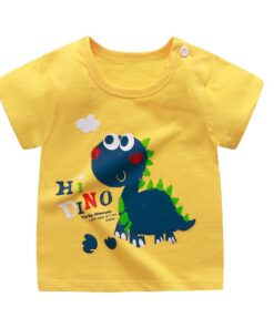 Girls 6M-5Y summer T-Shirts short sleeve Tees Kids Children Casual Cartoon Unisex cotton T-Shirts Boy baby clothes girls tops