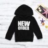 Toddler Kids Baby Boys Hooded Sweatshirts Infant Letter Hoodies Top Long Sleeves Casual Cotton Clothes Sweatshirt Autumn Winter