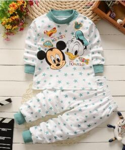 Baby Clothes Cotton Boys and Girls Baby Underwear Set Children's Autumn Clothes Long Pants Home Children's newborn clothes