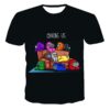 2021 Summer New 3D Printed T-shirt Among Us Anime Cartoon Game Boys and Girls T-shirts