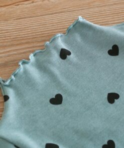Children Long Sleeves Bottoming Shirt T-Shirt Newborn Infant Kawaii Heart-Shaped High Collar Clothing Toddler Winter Warm Tops