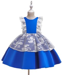 Party Princess Dress Children kids clothes 5 colors 3-14yrs Hot Selling Baby Girls Flower sequins Dress High quality new 2020