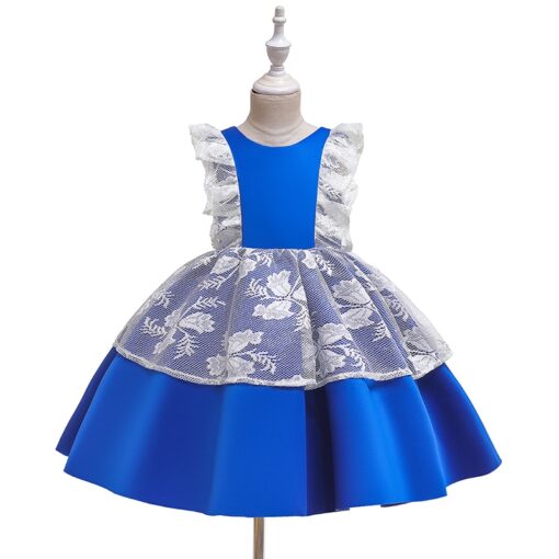 Party Princess Dress Children kids clothes 5 colors 3-14yrs Hot Selling Baby Girls Flower sequins Dress High quality new 2020