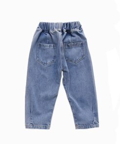 Girls Jeans for Kids spring autumn Trousers Children Jeans Kids Fashion Denim Pants Baby Boys Jean Infant Clothing XIAO LU MAO