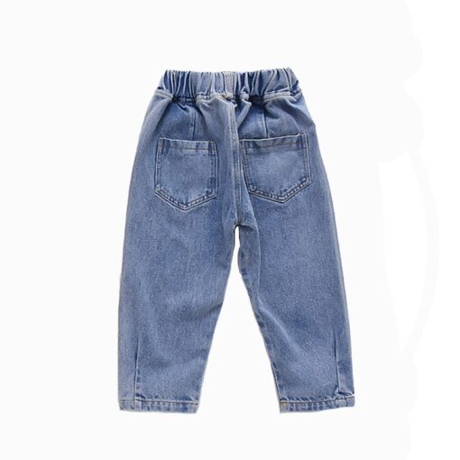 Girls Jeans for Kids spring autumn Trousers Children Jeans Kids Fashion Denim Pants Baby Boys Jean Infant Clothing XIAO LU MAO