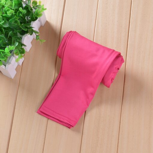 2019 Autumn Girls Leggings Candy Color Kids Pants Children Trousers Girls Bottoming Pants Clothes