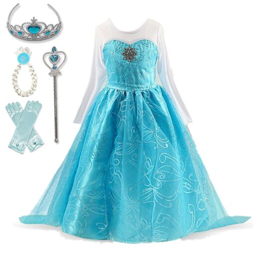 Kids Dresses For Girls Dress Cosplay Princess Costumes Kids Party Christmas Gift Fantasia Vestidos Girls Clothing