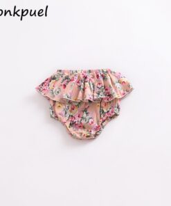 Summer Baby Girls Bloomers Newborn Diaper Cover Baby Pants with Ruffles 0-3 Years Girl Girl Shorts Bottoms Toddler Panties