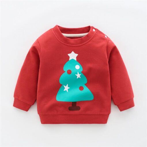 Autumn New Cute Toddler Girl Clothes Fashion Boys Sweatshirt Cartoon Animals Pattern Long Sleeve O Neck Cotton Baby Warm Outfits