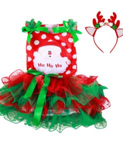 Fancy New Year Baby Girl Carnival Santa Dress For Girls Summer Mouse Christmas Children Clothing Party Tulle Kids Costume