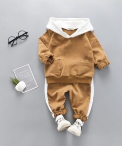 LZH Infant Clothing 2020 Autumn Winter Newborn Clothes For Baby Boys Clothes Set Hoodie+Pants 2pcs Outfit Kids Costume Baby Suit