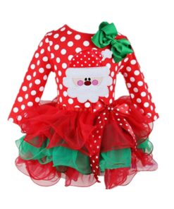 Fancy New Year Baby Girl Carnival Santa Dress For Girls Summer Mouse Christmas Children Clothing Party Tulle Kids Costume