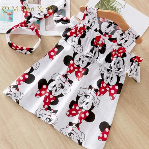 Kids Dresses Girls 2020 New Fashion Sweater Cotton Flower Shirt Short Summer T-shirt Vest Big For Maotou Beach Party Dress