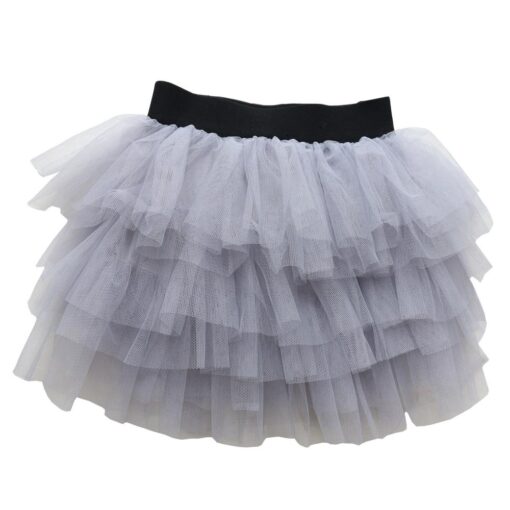 Wennikids Baby Girl Candy Color Half-length Tulle Tutu dance Skirt cute Solid Color Fashion pettiskrit 3-8 years