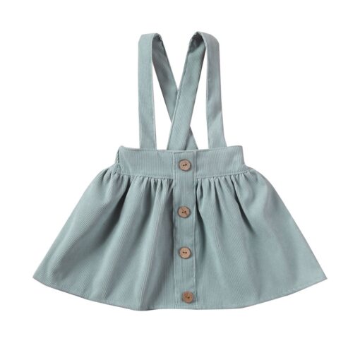 Kid Baby Girl Strap Suspender Skirt Corduroy Party Overalls Autumn A Line Toddler Girls Casual Clothing Outfits 1-6Y