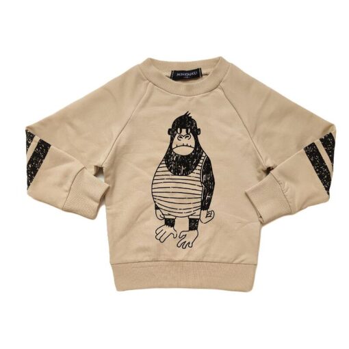 EnkeliBB Child Boys Autumn Winter Sweatshirt Fashion Brand Design Kids Long Sleeve Tops Toddler Boys Clothes For Winter Monkey
