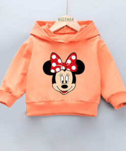 Toddler Baby Kids Boys Girls Cartoon Minnie Kids Hoodies Cute Baby Girls Sweatshirts Sweatshirt for Girls Children's Clothing
