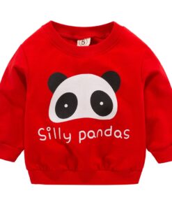 2020 Baby Boys Sweatshirts Winter Spring Autumn Pullover Children Hoodies Panda Long Sleeves Sweater Kids T-shirt Jacket#P30