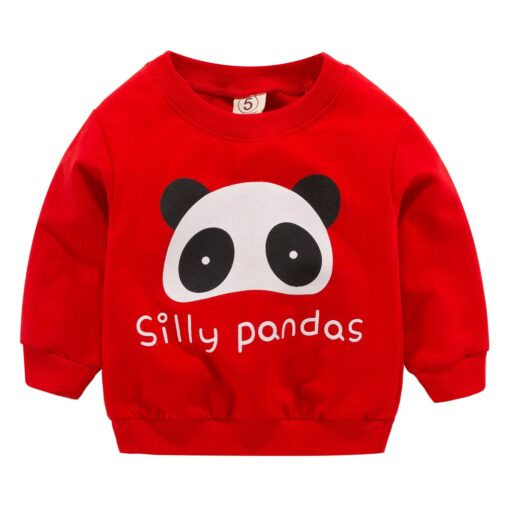 2020 Baby Boys Sweatshirts Winter Spring Autumn Pullover Children Hoodies Panda Long Sleeves Sweater Kids T-shirt Jacket#P30