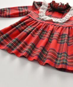 My First Christmas Baby Girls Dress Autumn Winter Kids Dresses For Girl 2020 Long Sleeve Little maid Costume new Year's gift D30