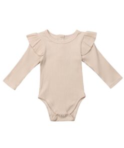 Baby Girl Rompers Autumn Princess Newborn Baby Clothes For 0-2Y Girls Boys Long Sleeve Jumpsuit Kids Baby Outfits Clothes