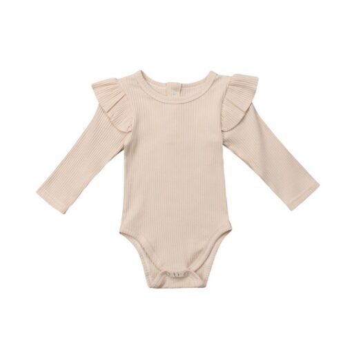 Baby Girl Rompers Autumn Princess Newborn Baby Clothes For 0-2Y Girls Boys Long Sleeve Jumpsuit Kids Baby Outfits Clothes
