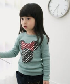 Autumn New Children's Clothing Girls Autumn Long-sleeved Cute Embroidered Long-sleeved Shirt Korean Long-sleeved T-shirt