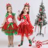 Fancy New Year Baby Girl Carnival Santa Dress For Girls Summer Mouse Christmas Children Clothing Party Tulle Kids Costume