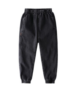 hot sale autumn and winter boys jeans 4-13 years old Cotton washed kids jeans Korean pants for baby boys jeans kids plus velvet