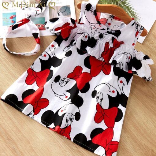 Kids Dresses Girls 2020 New Fashion Sweater Cotton Flower Shirt Short Summer T-shirt Vest Big For Maotou Beach Party Dress