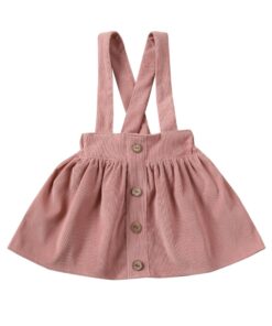 Kid Baby Girl Strap Suspender Skirt Corduroy Party Overalls Autumn A Line Toddler Girls Casual Clothing Outfits 1-6Y