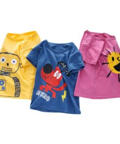 HIPAC 10%OFF Children's Short Sleeve T-shirt Cotton T-shirts Boy Kid Boys And Girls Tops Shirts Children's Tshirt