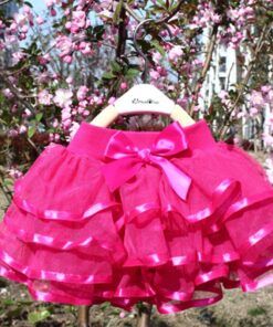 Tutu Skirt Girls Cake Tutu Pettiskirt Dance Mini Skirt Birthday Princess Ball Gown Children Kids Clothes 4 Layers Tulle Skirts