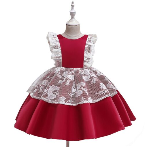 Party Princess Dress Children kids clothes 5 colors 3-14yrs Hot Selling Baby Girls Flower sequins Dress High quality new 2020