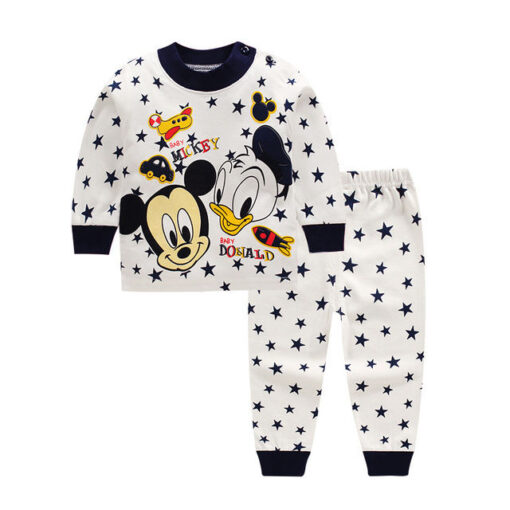 0-2year Baby Clothes Set Winter Cotton Newborn Baby Boys Girls Clothes 2PCS Baby Pajamas Unisex Kids Clothing Sets