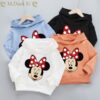 Toddler Baby Kids Boys Girls Cartoon Minnie Kids Hoodies Cute Baby Girls Sweatshirts Sweatshirt for Girls Children's Clothing