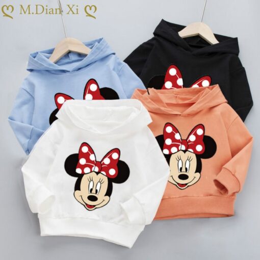 Toddler Baby Kids Boys Girls Cartoon Minnie Kids Hoodies Cute Baby Girls Sweatshirts Sweatshirt for Girls Children's Clothing