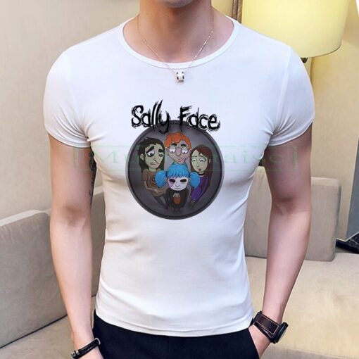 Game Sally Face t shirt Men/women Fashion Harajuku Summer T-shirt 2020 boys/girl Cotton Hip Hop Sally Face Men's Tops Tees