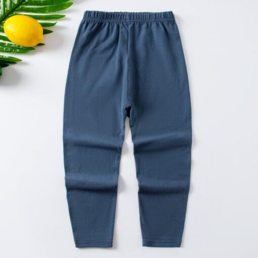 3-12Y Kids Children Boys Girls Bottom Pants Autumn Spring Lycra Thin Cartoon Kids Harem Pants Kids Girls Leggings Trousers