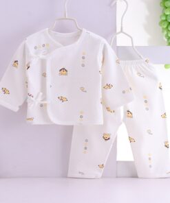 HIPAC Newborn Baby Infant Clothes Set Cotton Baby Boys Girls Tops+Pants Suits Cute Cartoon Baby Underwear All Season Style