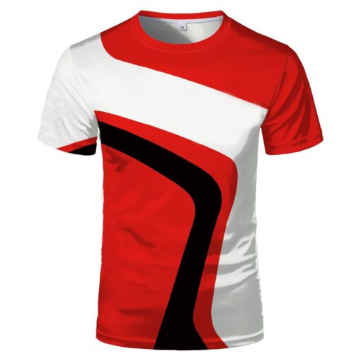 Popular Summer New Men's 3D Printing Comfortable Couple Short Sleeve T-Shirt For Women's Casual Personality Top